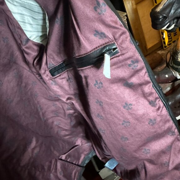 *RARE* JOHN VARVATOS Limited Edition Double Breasted Leather Jacket Sz52 RP$2698 - Picture 12 of 16